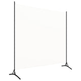 Room Divider White 175x180 cm Fabric