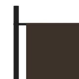 1-Panel Room Divider Brown 175x180 cm - Top-Down View