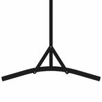 Room Divider Black 175x180 cm Fabric