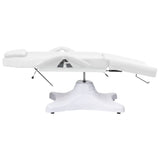 Massage Table White 180x62x(86.5-118) cm - Top-Down View