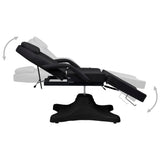 Massage Table Black 180x62x(86.5-118) cm - Side View