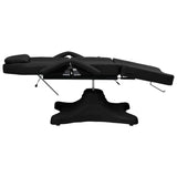 Massage Table Black 180x62x(86.5-118) cm - Top-Down View
