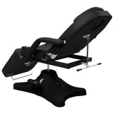 Massage Table Black 180x62x(86.5-118) cm - 45-Degree Angle