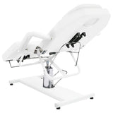 Massage Table White 180x62x(87-112) cm - 45-Degree Angle