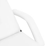Massage Table White 180x62x(87-112) cm - Close-Up Angle
