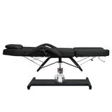 Massage Table Black 180x62x(87-112) cm - Top-Down View