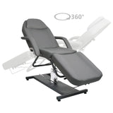 Massage Table Grey 180x62x(87-112) cm - Front View