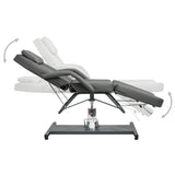 Massage Table Grey 180x62x(87-112) cm - Side View