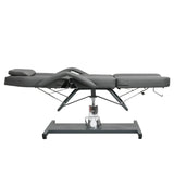 Massage Table Grey 180x62x(87-112) cm - Top-Down View
