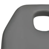 Massage Table Grey 180x62x(87-112) cm - Rear View