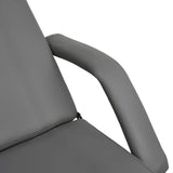 Massage Table Grey 180x62x(87-112) cm - Close-Up Angle