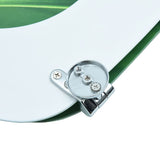 WC Toilet Seat with Lid MDF Green Water Drop Design - Extra Image
