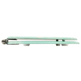 WC Toilet Seat with Soft Close Lid MDF Flamingo Design - Top-Down View