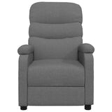 Massage Chair Dark Grey Fabric - Side View