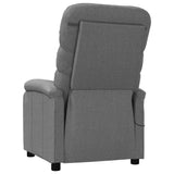 Massage Chair Dark Grey Fabric - 45-Degree Angle