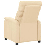 Massage Chair Cream Fabric - Top-Down View