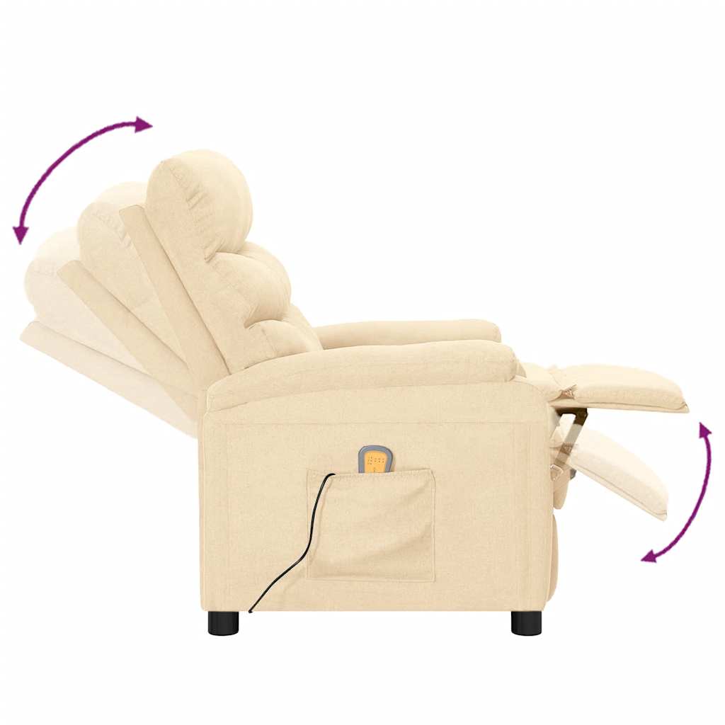 Massage Chair Cream Fabric