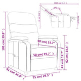 Massage Chair Cream Fabric