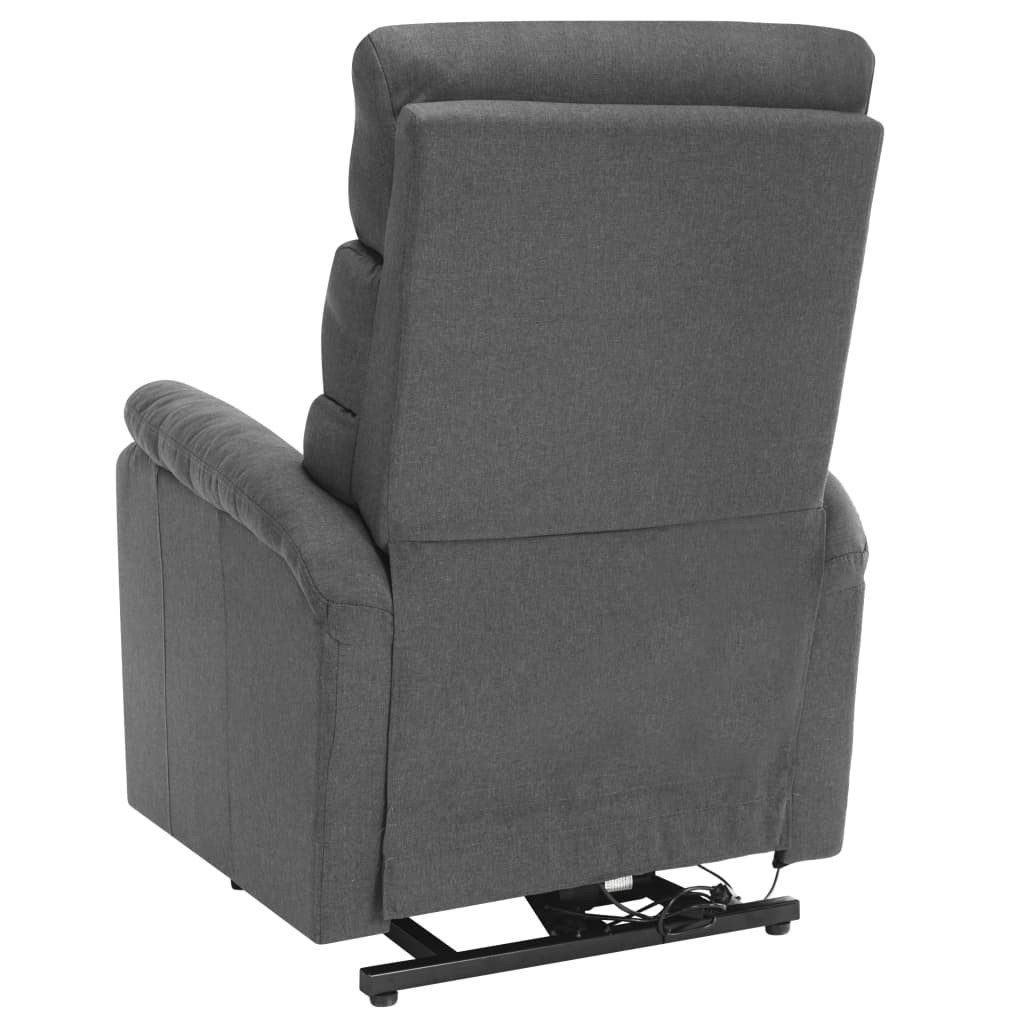 Stand up Massage Chair Light Grey Fabric