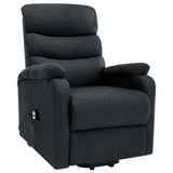 Stand up Massage Chair Dark Grey Fabric - Front View