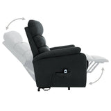 Stand up Massage Chair Dark Grey Fabric