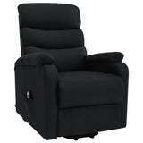 Stand up Massage Chair Black Fabric - Front View