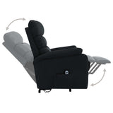 Stand up Massage Chair Black Fabric