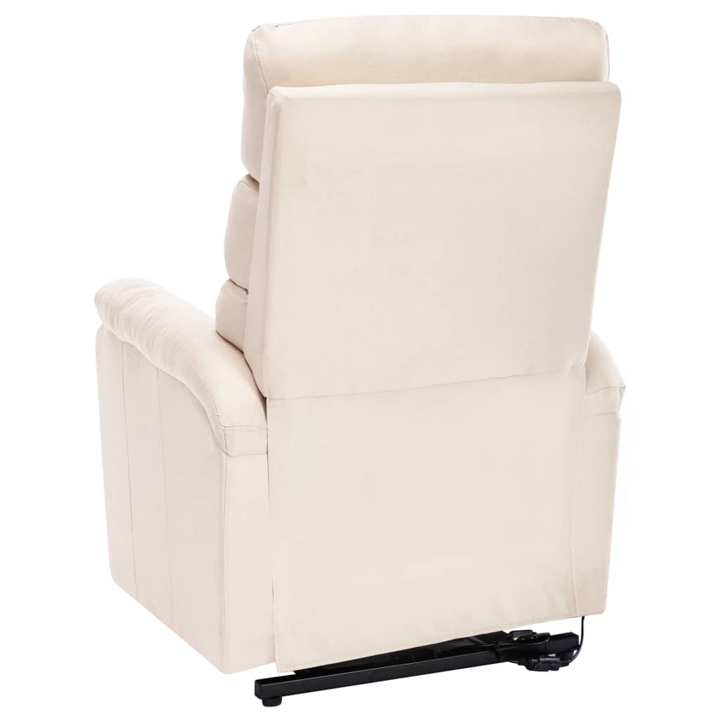 Stand up Massage Chair Cream Fabric