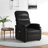 Stand up Massage Chair Black Faux Leather