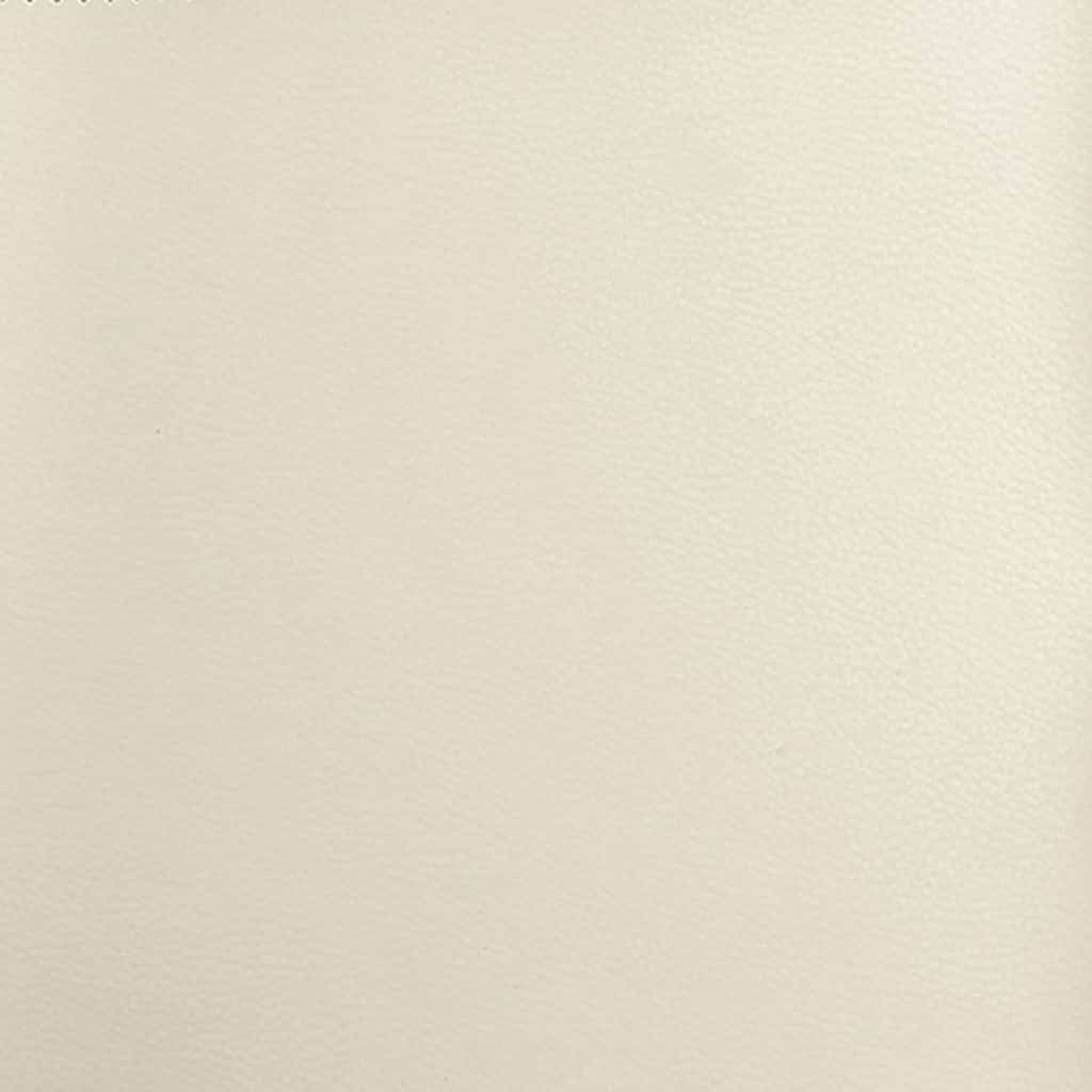 Massage Chair Cream White Faux Leather