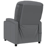 Massage Chair Anthracite Faux Leather - Top-Down View