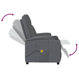 Massage Chair Anthracite Faux Leather - Extra Image