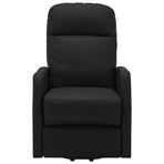 Stand up Chair Black Faux Leather