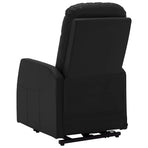 Stand up Chair Black Faux Leather