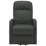 Stand up Chair Anthracite Faux Leather