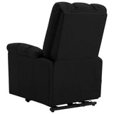 Stand up Massage Chair Black Fabric - 45-Degree Angle