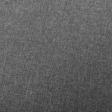 Massage Reclining Chair Light Grey Fabric