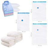 Vacuum Travel Storage Bags Clothing Bags 2 Sizes 10 pcs - Close-Up Angle
