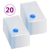 Vacuum Travel Storage Bags Clothing Bags 80x60 cm 20 pcs