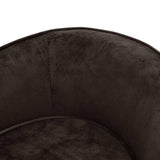 Dog Sofa Brown 69x49x40 cm Plush - Close-Up Angle