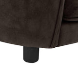 Dog Sofa Brown 69x49x40 cm Plush - Low Angle