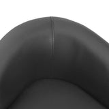 Dog Sofa Grey 67x41x39 Cm Faux Leather - Rear View