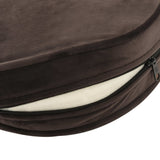 Dog Sofa Brown 69x49x40 Cm Plush And Faux Leather