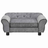 Dog Sofa Grey 72x45x30 Cm Plush