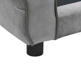 Dog Sofa Grey 72x45x30 Cm Plush