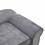 Dog Sofa Grey 72x45x30 cm Plush - Extra Image
