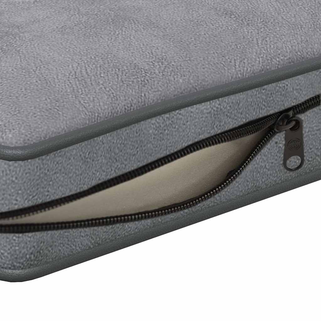 Dog Sofa Grey 72x45x30 cm Plush