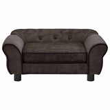 Dog Sofa Brown 72x45x30 Cm Plush