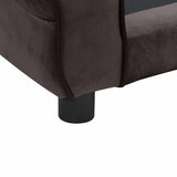 Dog Sofa Brown 72x45x30 cm Plush - Low Angle