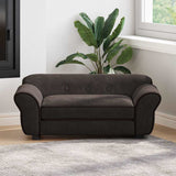 Dog Sofa Brown 72x45x30 cm Plush